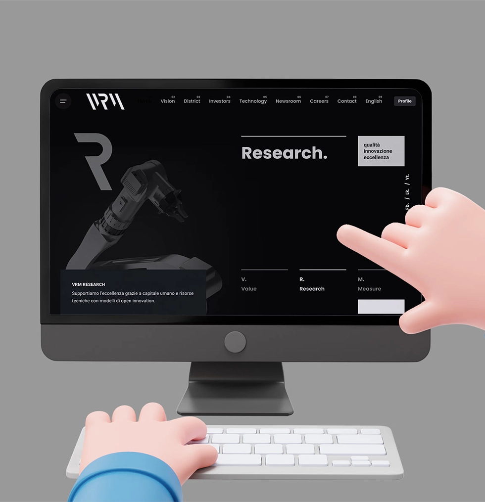 vrm - progetto - ad web agency